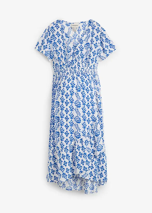 2-in-1 zwangerschaps- en borstvoedingsjurk van vloeiende viscose, bonprix