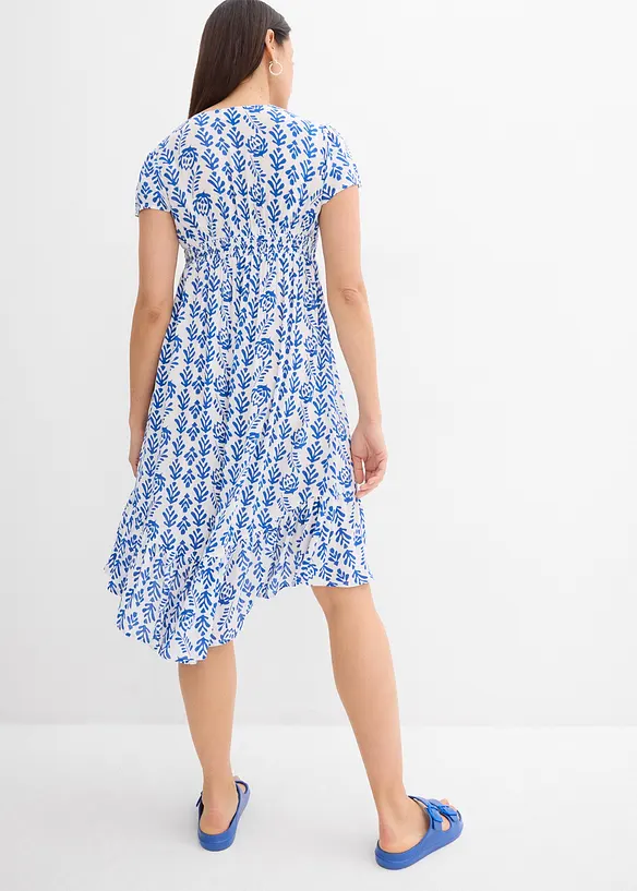 2-in-1 zwangerschaps- en borstvoedingsjurk van vloeiende viscose, bonprix