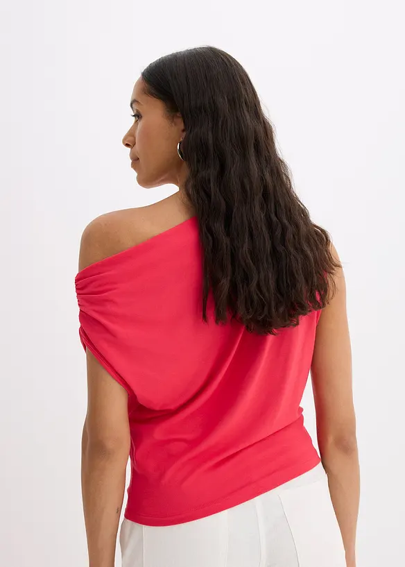 Shirt met asymmetrische halslijn, bonprix