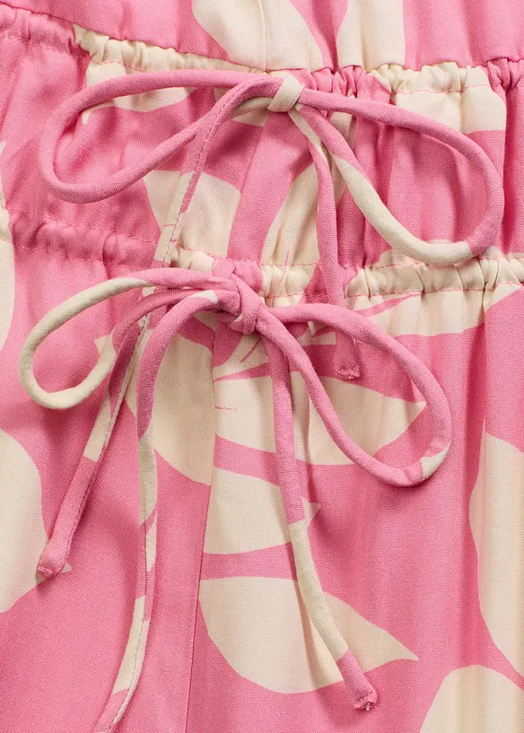 Jurk met spaghettibandjes van soepele viscose, bonprix