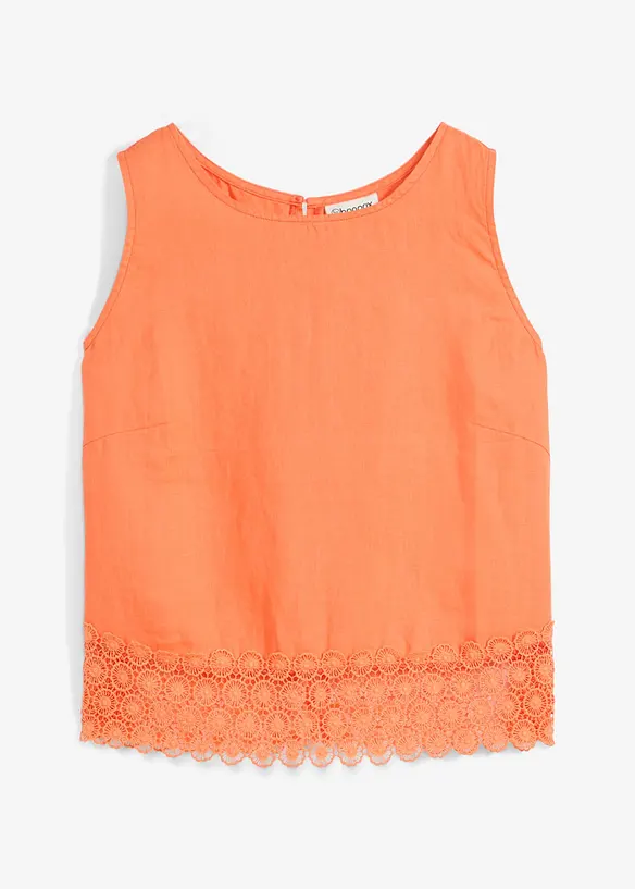 Linnen top, bonprix
