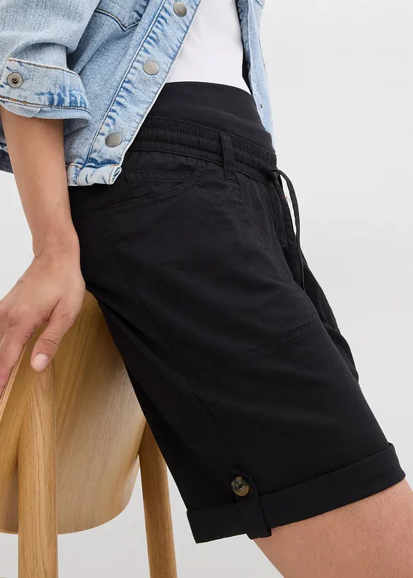 Oprolbare 2-in-1 zwangerschapsbermuda en -short, bonprix