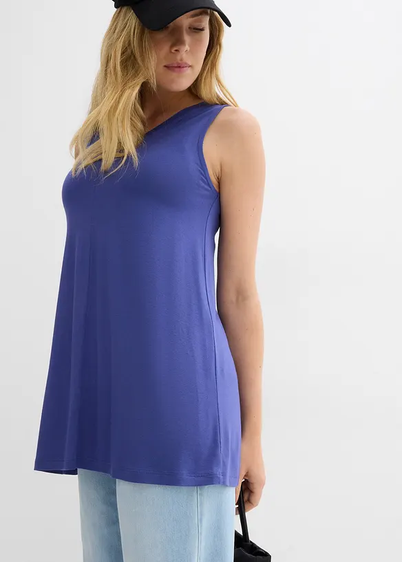 Lange top in een viscosemix, bonprix