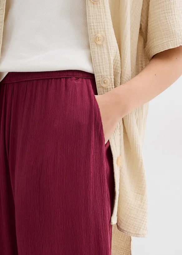 Palazzo broek van viscose, bonprix