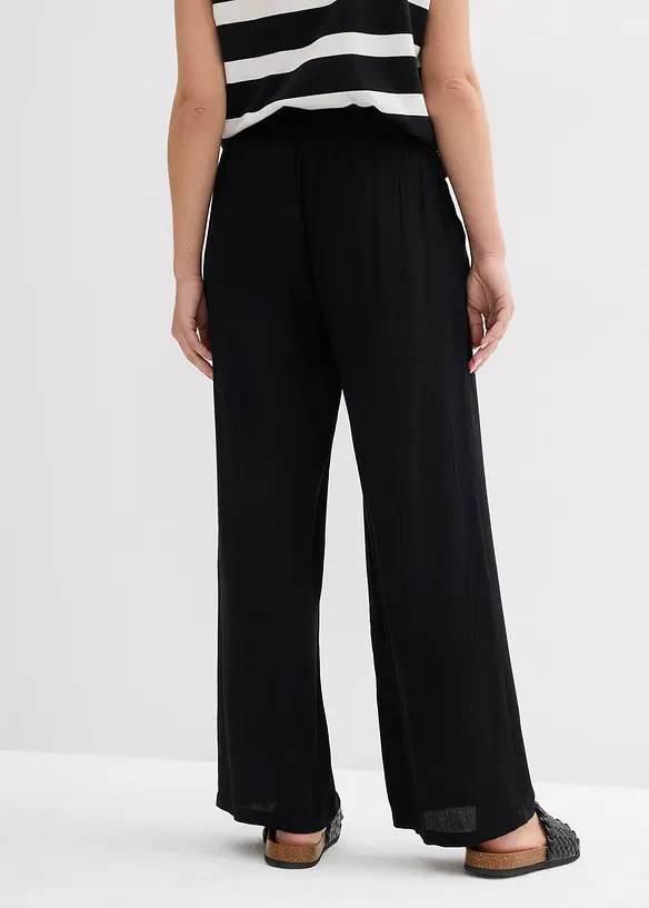 Palazzo broek van viscose, bonprix