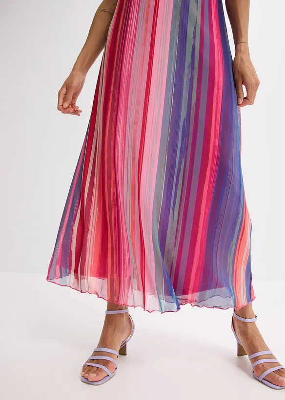 One shoulder jurk van softe mesh, bonprix