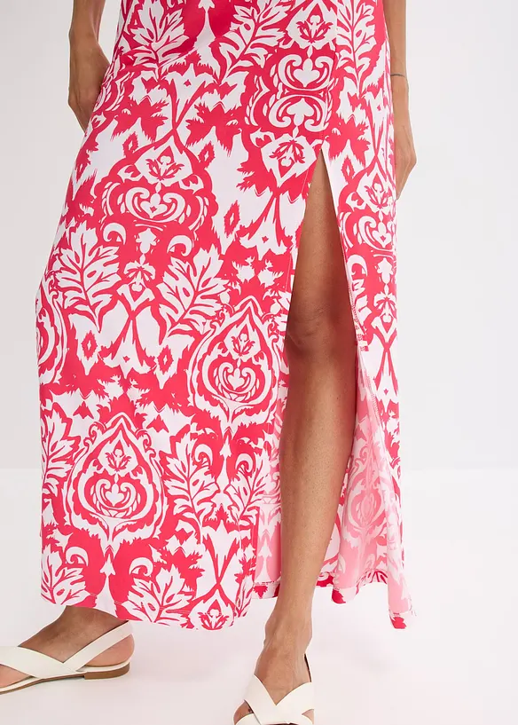Gedessineerde jersey jurk, bonprix