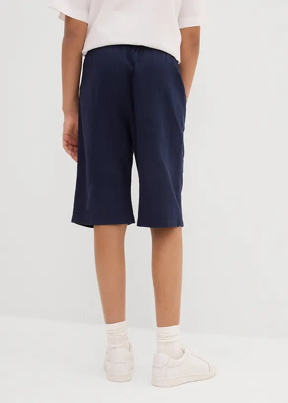 Instapshort van een luchtige linnenmix, regular fit, bonprix