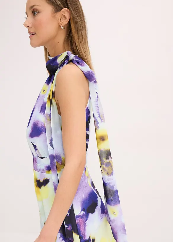 Maxi jurk van stevige scubastof, bonprix