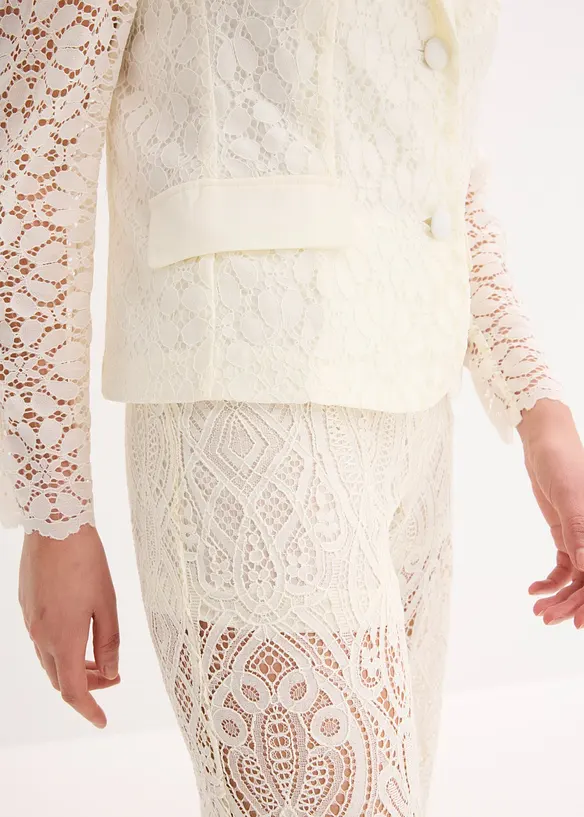 Blazer van kant, bonprix