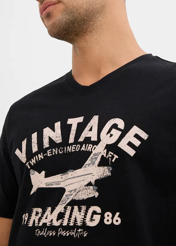 T-shirt van vlamgaren, bonprix
