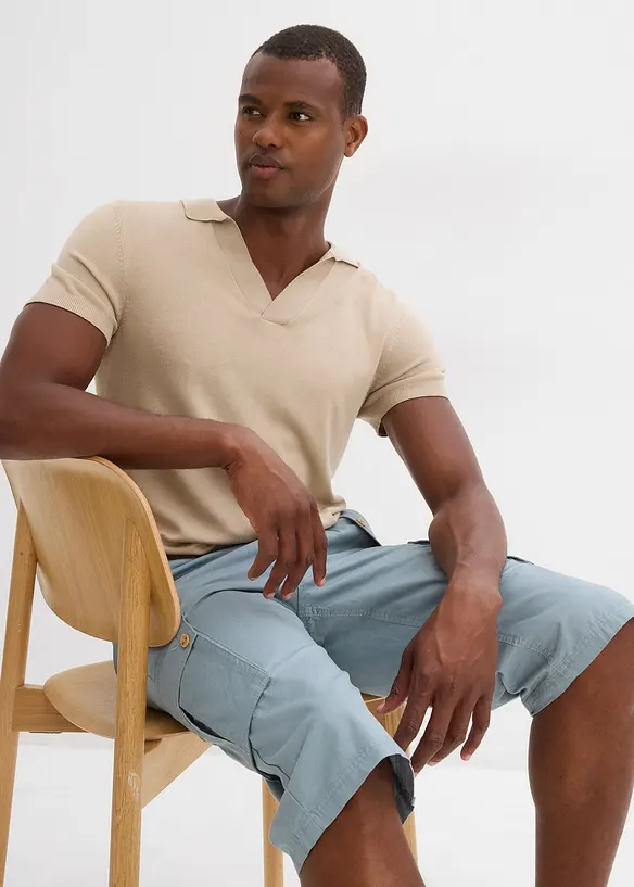 Cargo bermuda van katoen, regular fit, bonprix
