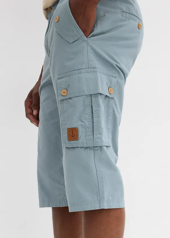 Cargo bermuda van katoen, regular fit, bonprix