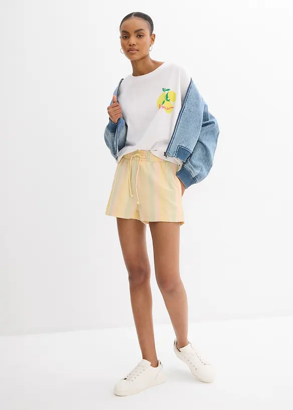 Oversized shirt van puur biologisch katoen, bonprix