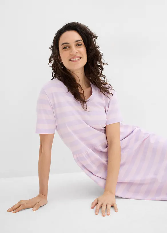 Jersey jurk van biologisch katoen, bonprix