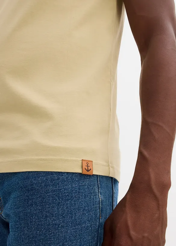 Henley shirt van puur biologisch katoen, bonprix