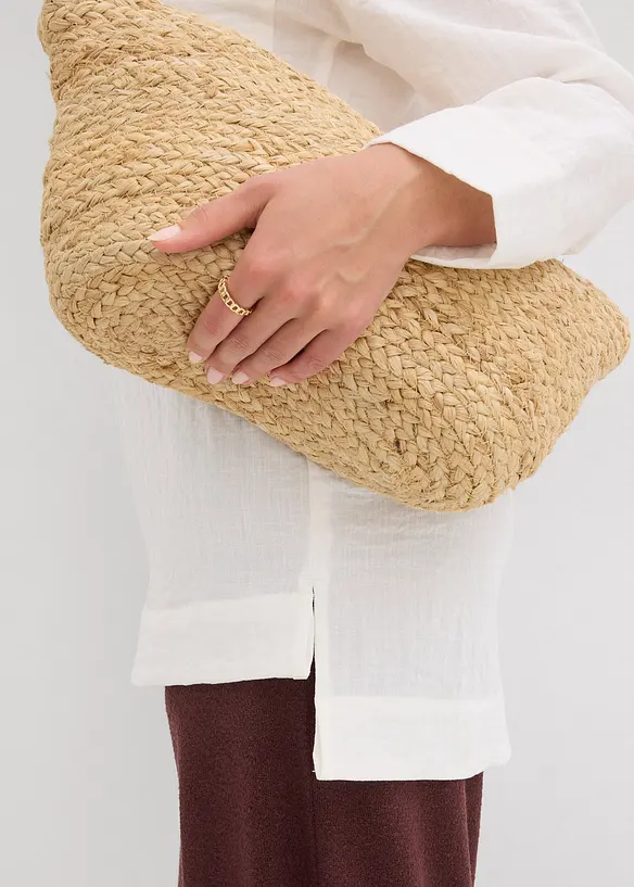 Overhemdblouse in een soepele viscosemix, bonprix