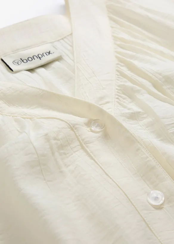 Oversized blouse in een zachte viscosemix, bonprix