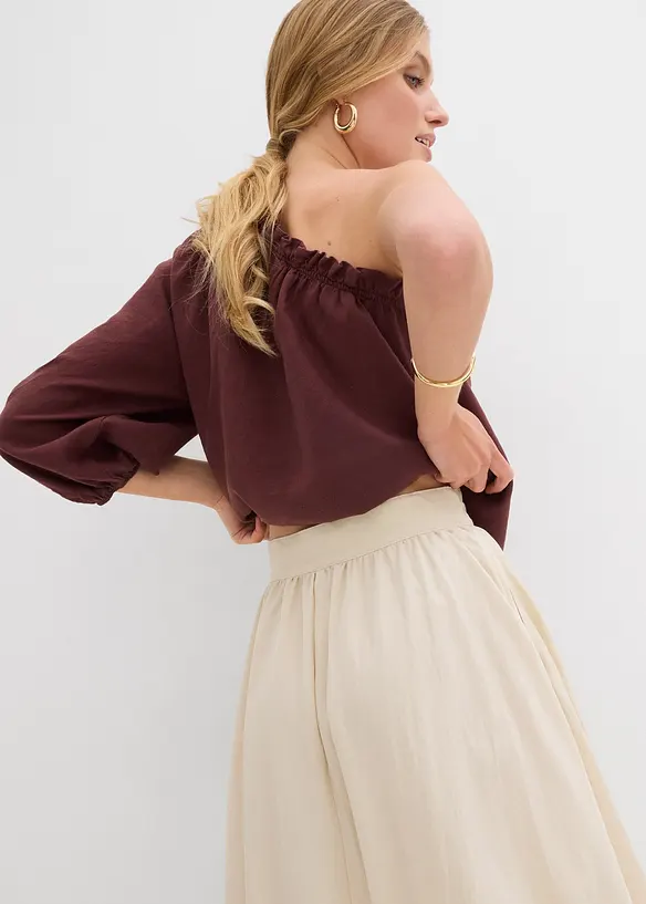 Maxi rok van soepele Lyocell-mix, bonprix