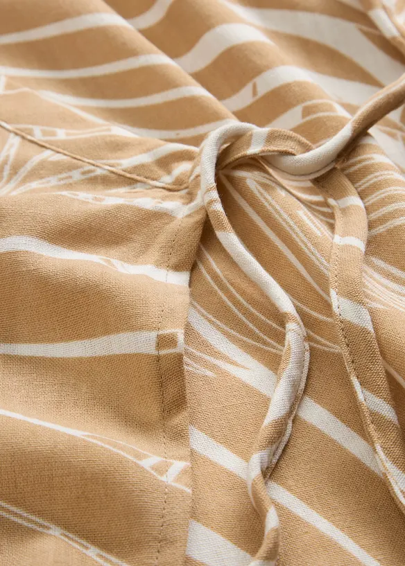 Kimono blouse in linnen look, bonprix