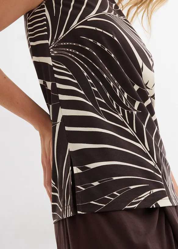 Top met zijsplitten, bonprix
