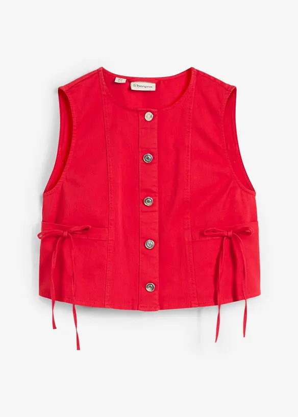 Twill bodywarmer in een elastische katoenmix, bonprix