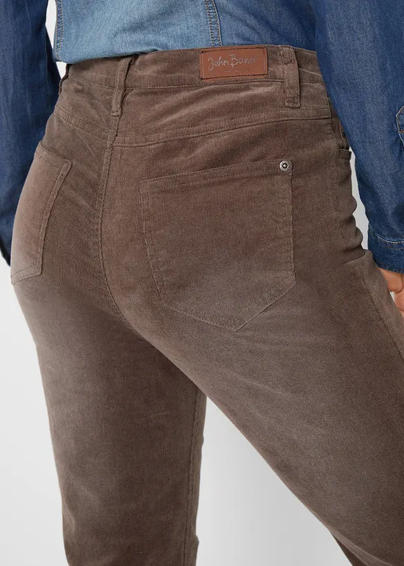 Stretch corduroy broek, flared, John Baner JEANSWEAR