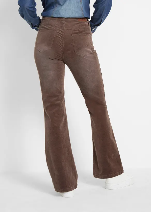 Stretch corduroy broek, flared, John Baner JEANSWEAR