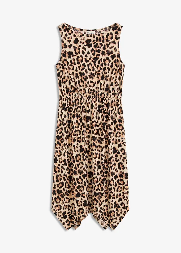Gedessineerde jersey jurk, bonprix