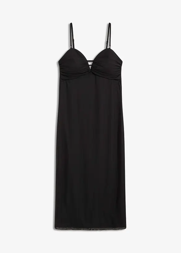 Maxi jurk met diep decolleté, bonprix