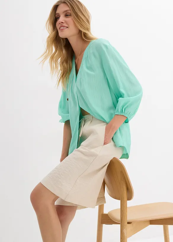 Bermuda van soepele viscose, bonprix