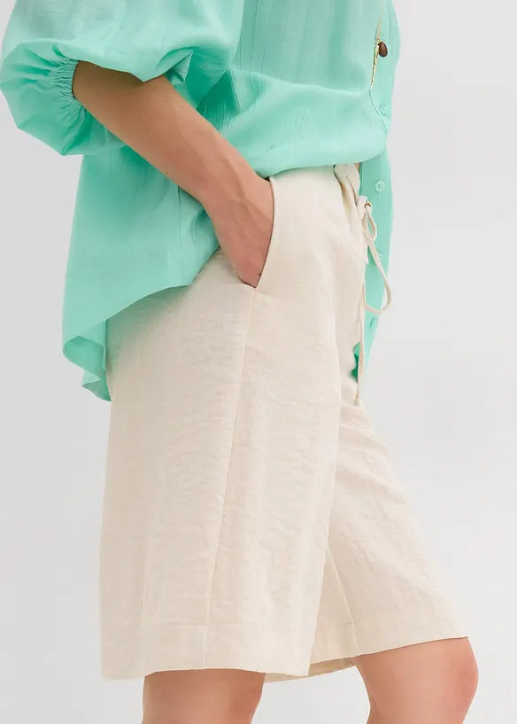 Bermuda van soepele viscose, bonprix