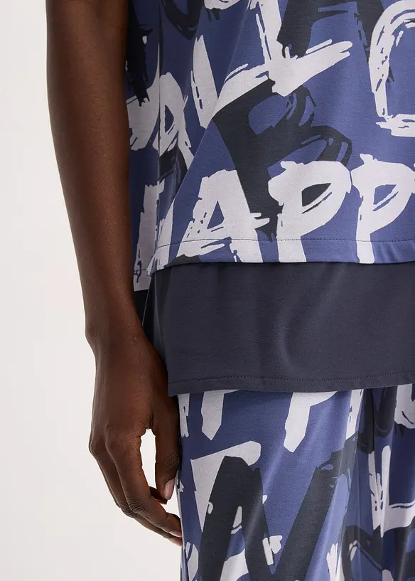 Longshirt met korte mouwen, bonprix