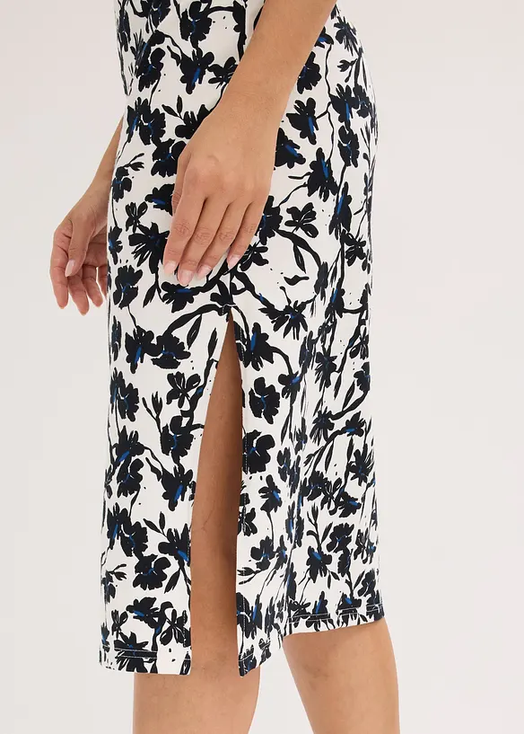 Jurk met plooitjes, bonprix