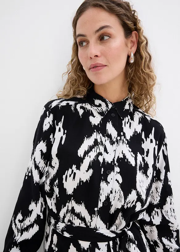 Overhemdjurk van soepele viscose, bonprix