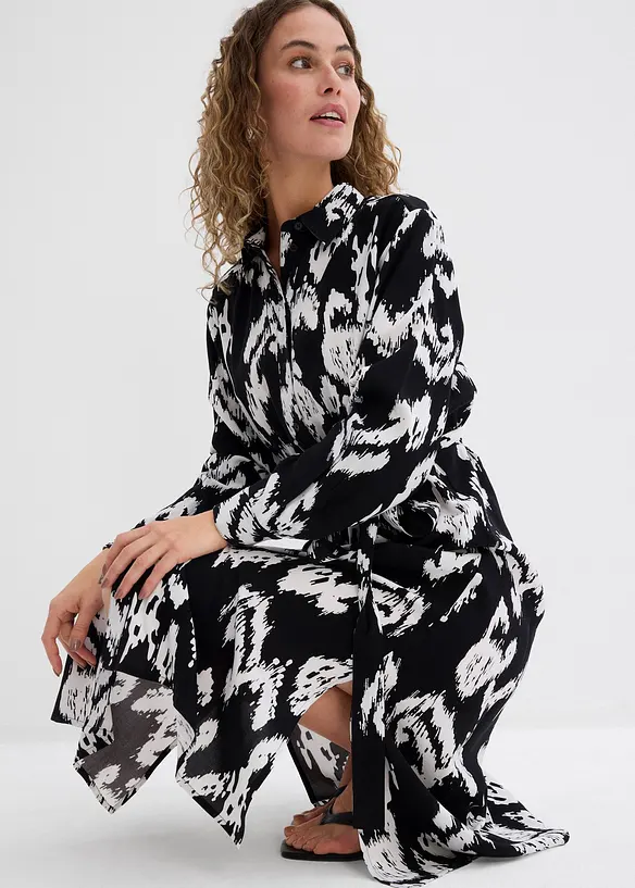 Overhemdjurk van soepele viscose, bonprix