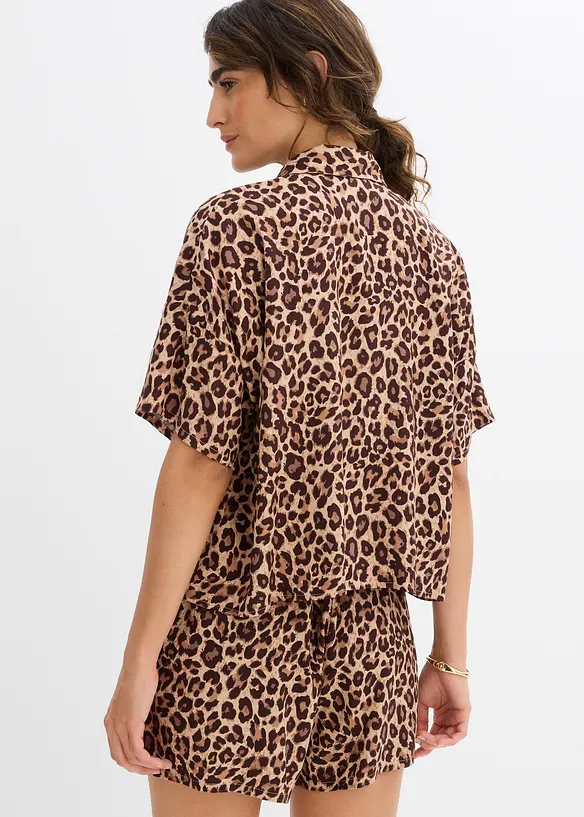 Overhemdblouse van soepele viscose, bonprix
