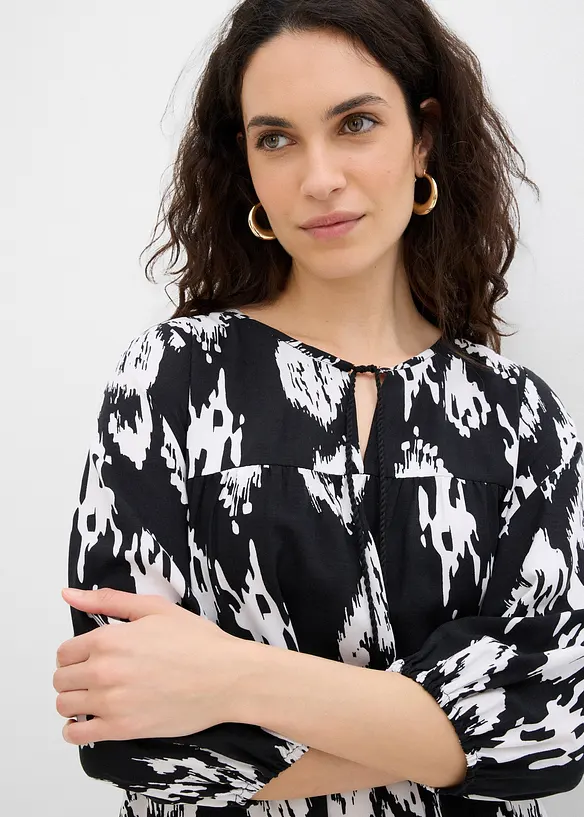 Tuniekjurk van pure viscose, bonprix