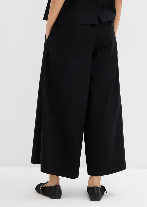 Wijde culotte van puur katoen, bonprix