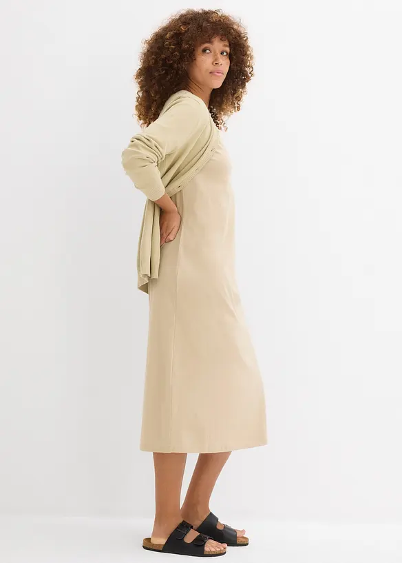 Jersey jurk van biologisch katoen, bonprix