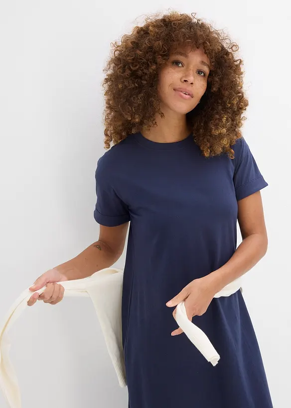 Jersey jurk van biologisch katoen, bonprix