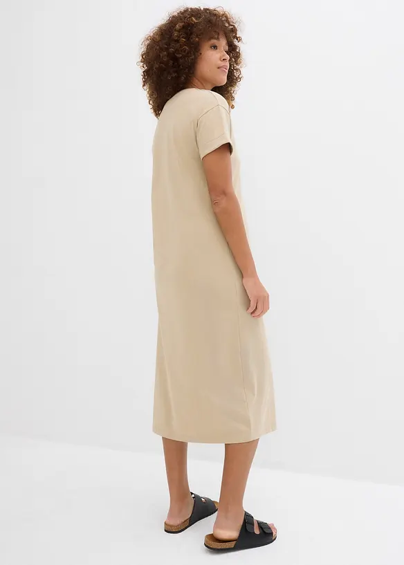 Jersey jurk van biologisch katoen, bonprix