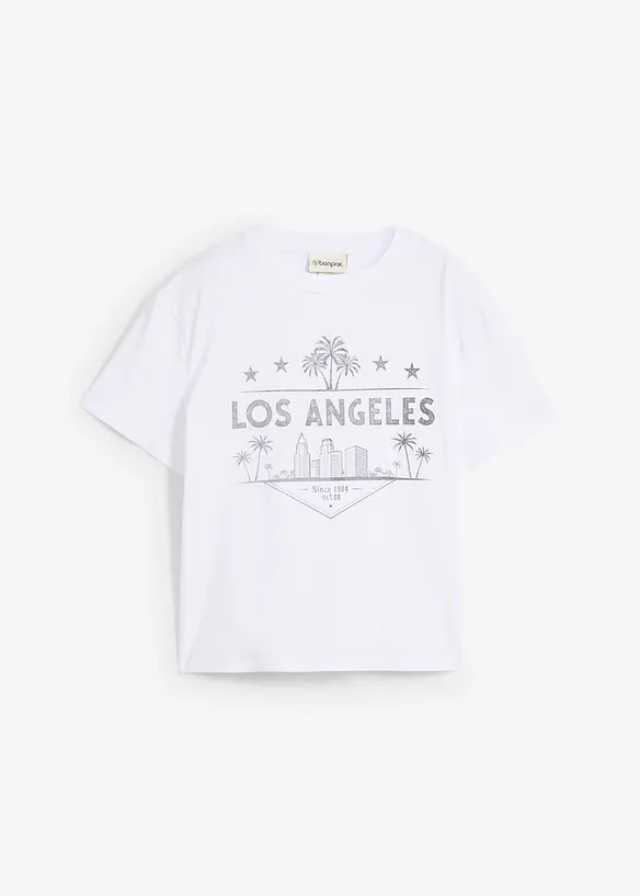 Kort T-shirt van jersey, bonprix