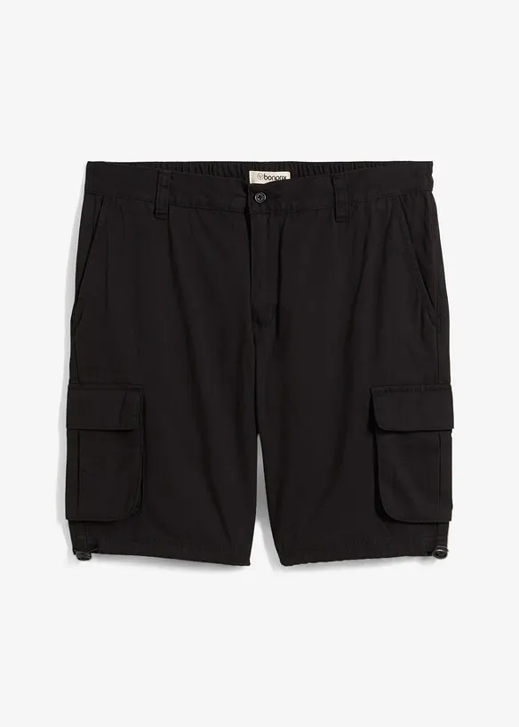 Cargo bermuda met comfortabele band, regular fit, bonprix