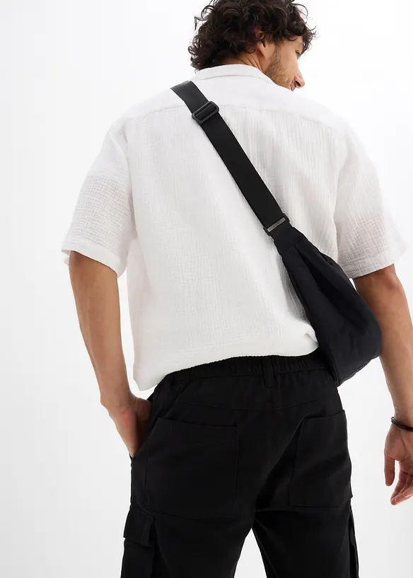 Cargo bermuda met comfortabele band, regular fit, bonprix