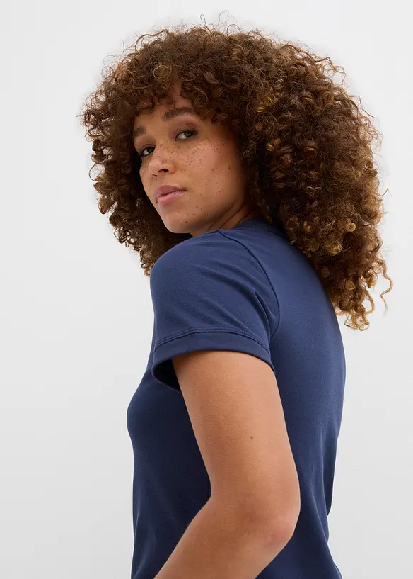 Piqué poloshirt van biologisch katoen, bonprix