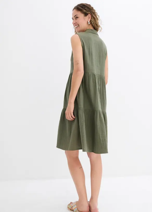 Tuniekjurk van luchtige mousseline, bonprix