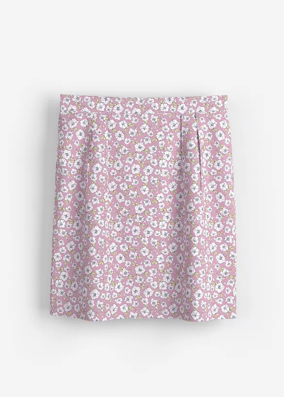 Minirok van vloeiende viscose, bonprix