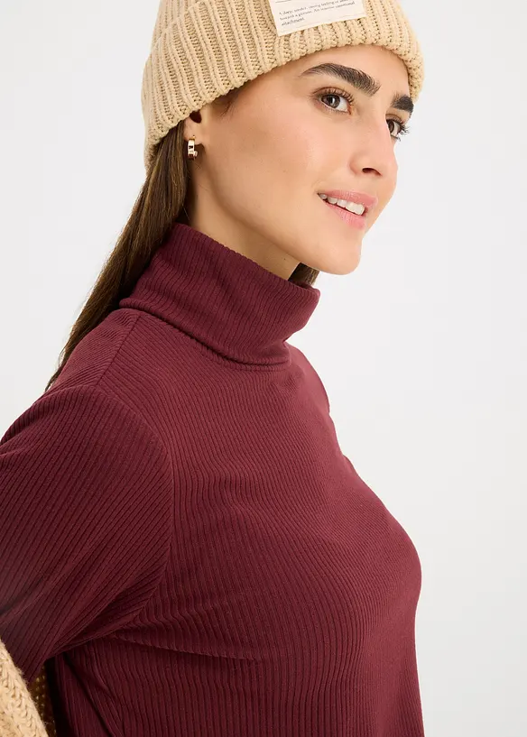 Thermoshirt met col, bonprix