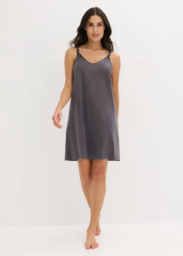Kort nachthemd met knoopdetail, bonprix